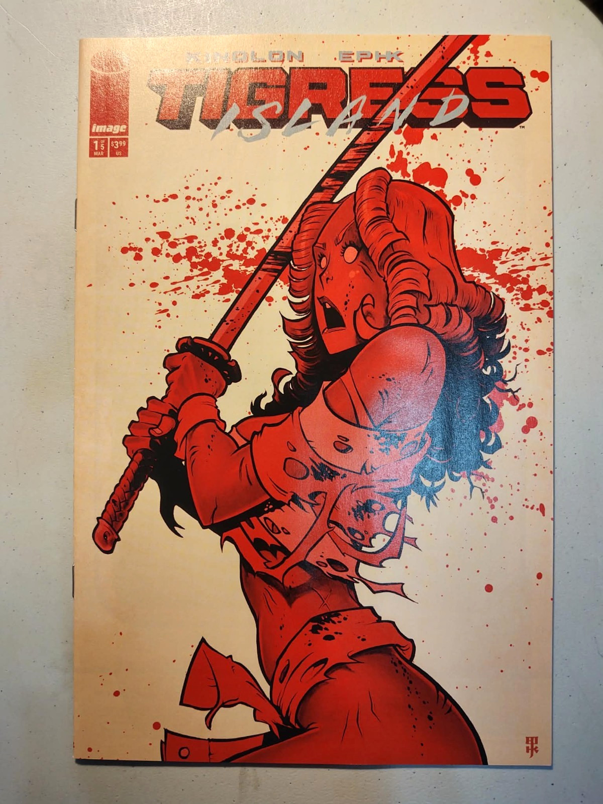 TIGRESS ISLAND issue#1 (IMAGE comics) COVER B EPHK variant NM unread 1st PRINT