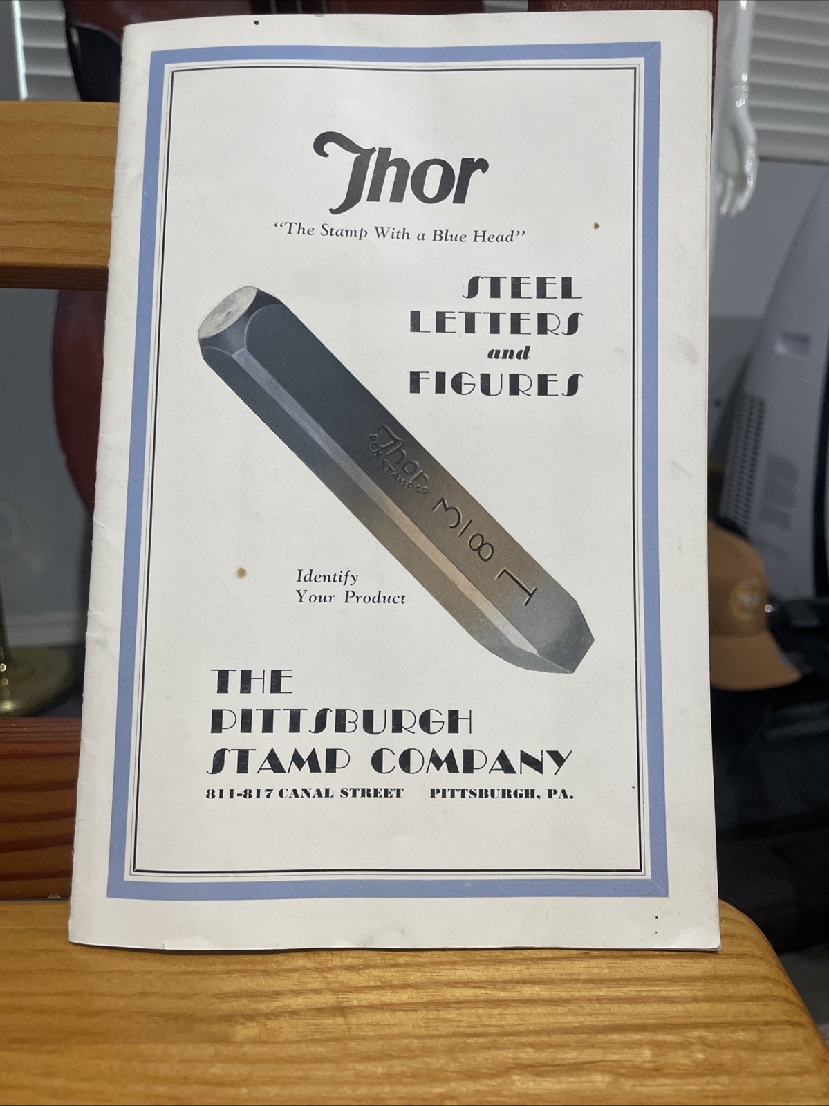 Thor Steel Letter Figures Catalog Pittsburgh Stamp Company Vintage 1931