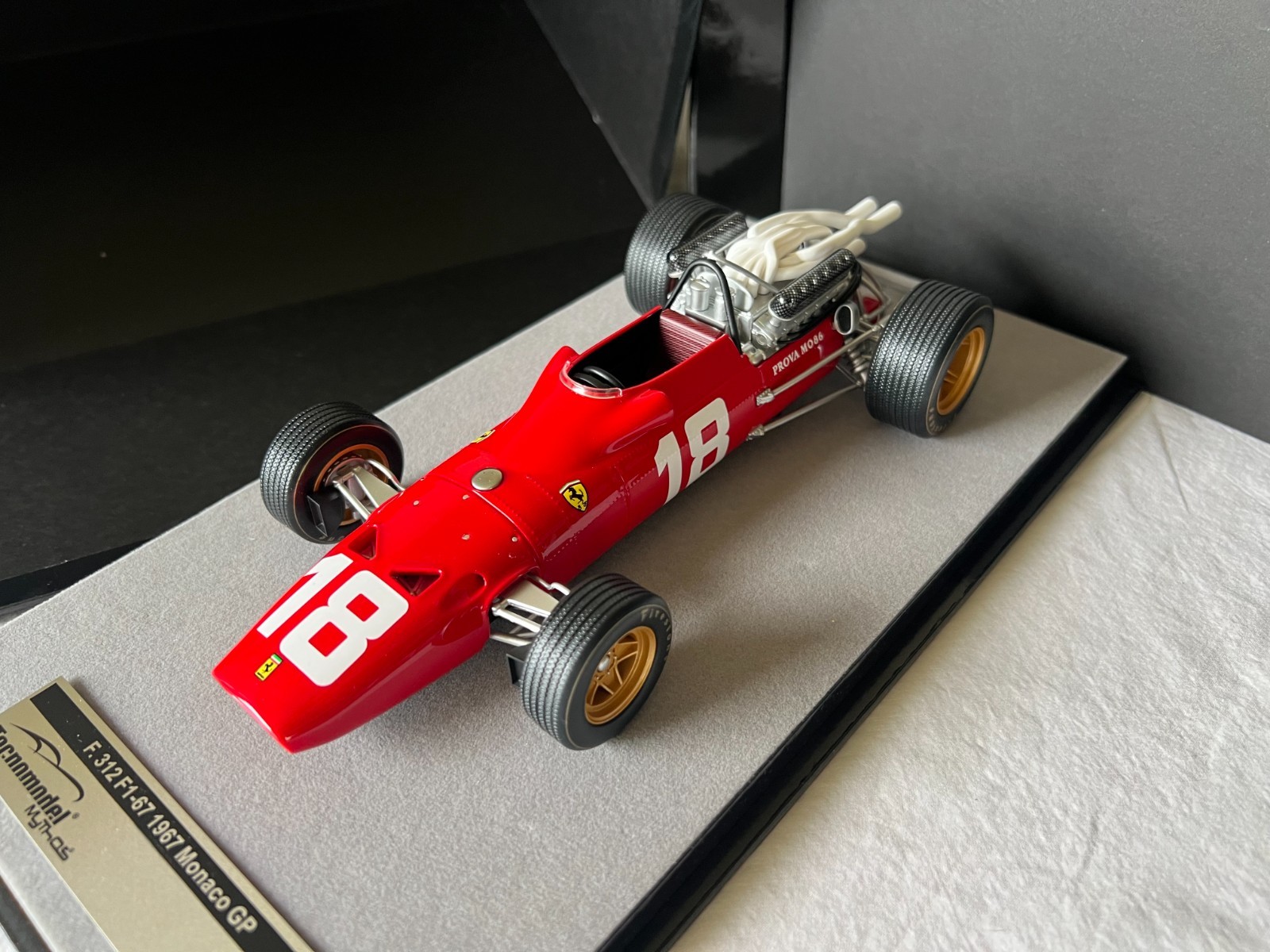 1/18 TECHNOMODEL Ferrari 312 F1-67 1967 Monaco GP L. Bandini 1 of 190 TM18-120A