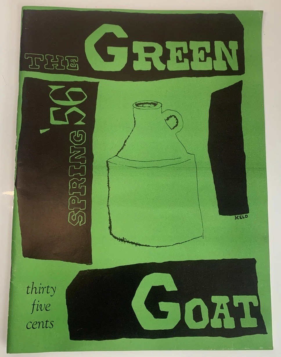 Vintage 1956 The Ohio Green Goat Humor Magazine - Ohio University Campus