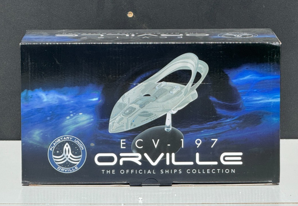 Eaglemoss USS Orville ECV-197 10 Inch Ship XL Replica (New in Box with Magazine)