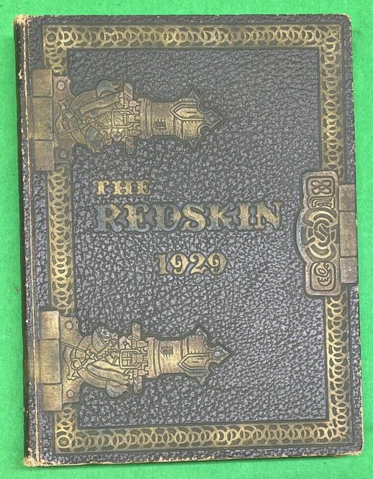 VERY GOOD 1929 Oklahoma A&M College Redskin Yearbook Oklahoma State University#A