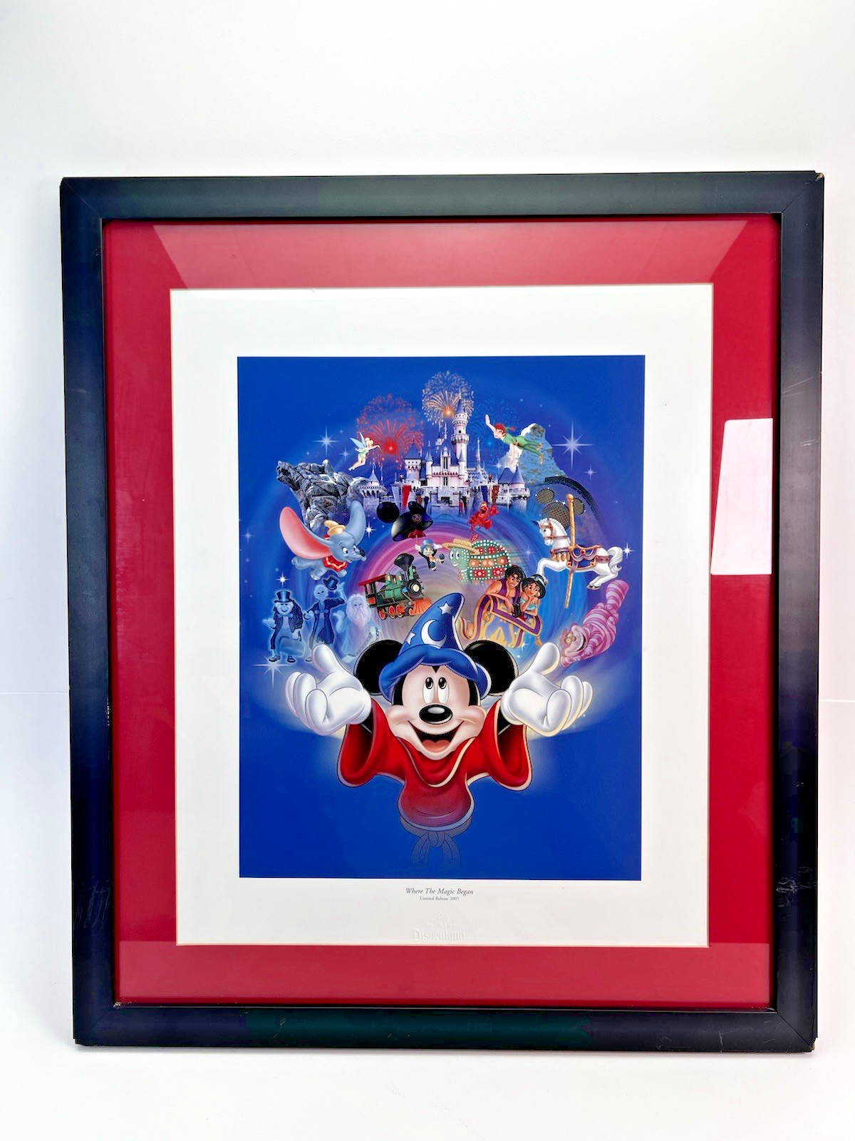 Disney Where The Magic Began Limited Edition 2005 Disneyland Print 16x20
