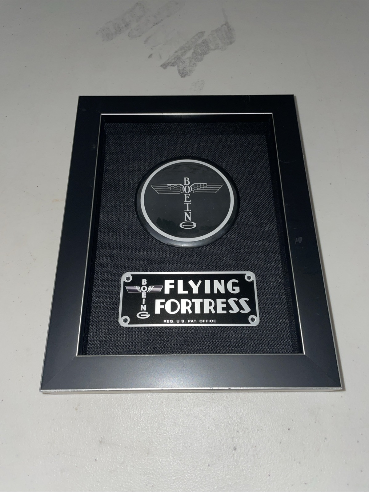 Boeing B-17 Flying Fortress Shadow Box, WWII Aviation