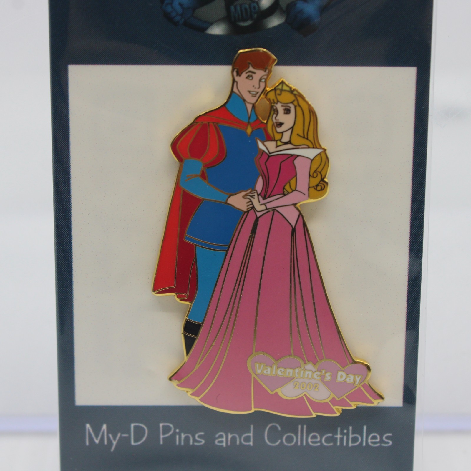 A5 Disney Auctions LE Pin Valentine\'s Day 2002 Sleeping Beauty Aurora Phillip