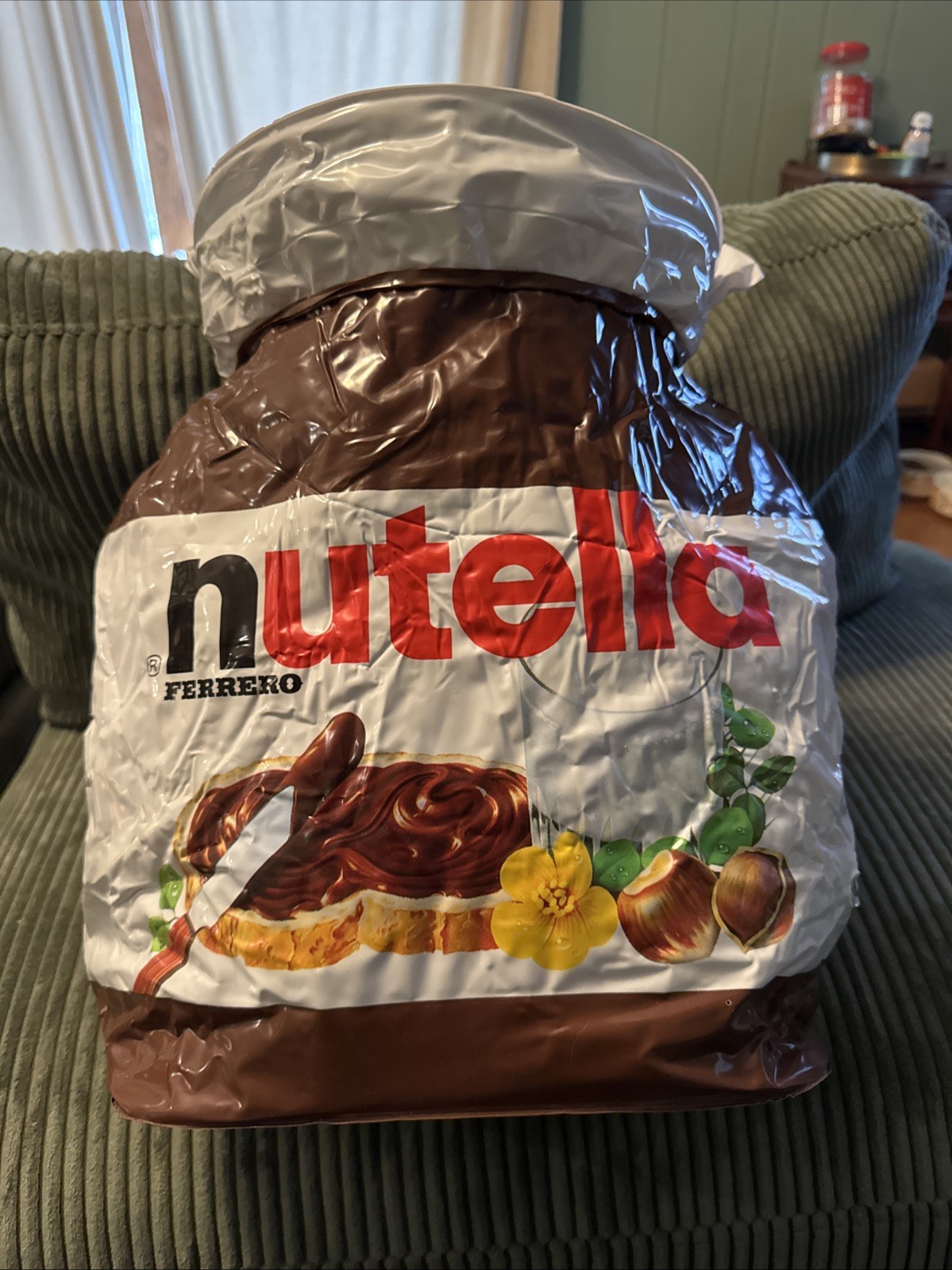 GIANT Inflatable Nutella Hazelnut Spread Jar PROMOTIONAL Display Ferrero GIANT Inflatable Nutella Hazelnut Spread Jar PROMOTIONAL Display Ferrero