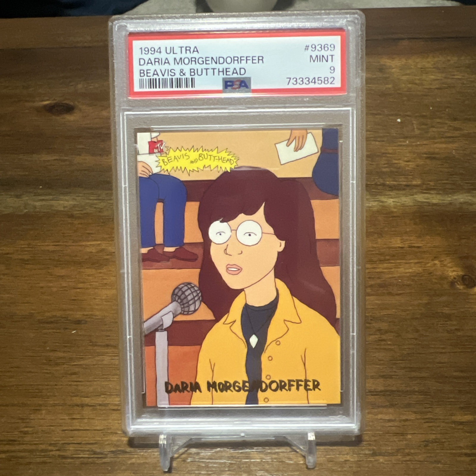 1994 Ultra Beavis & Butthead #9369 Daria Morgendorffer Character RC PSA 9 POP 13