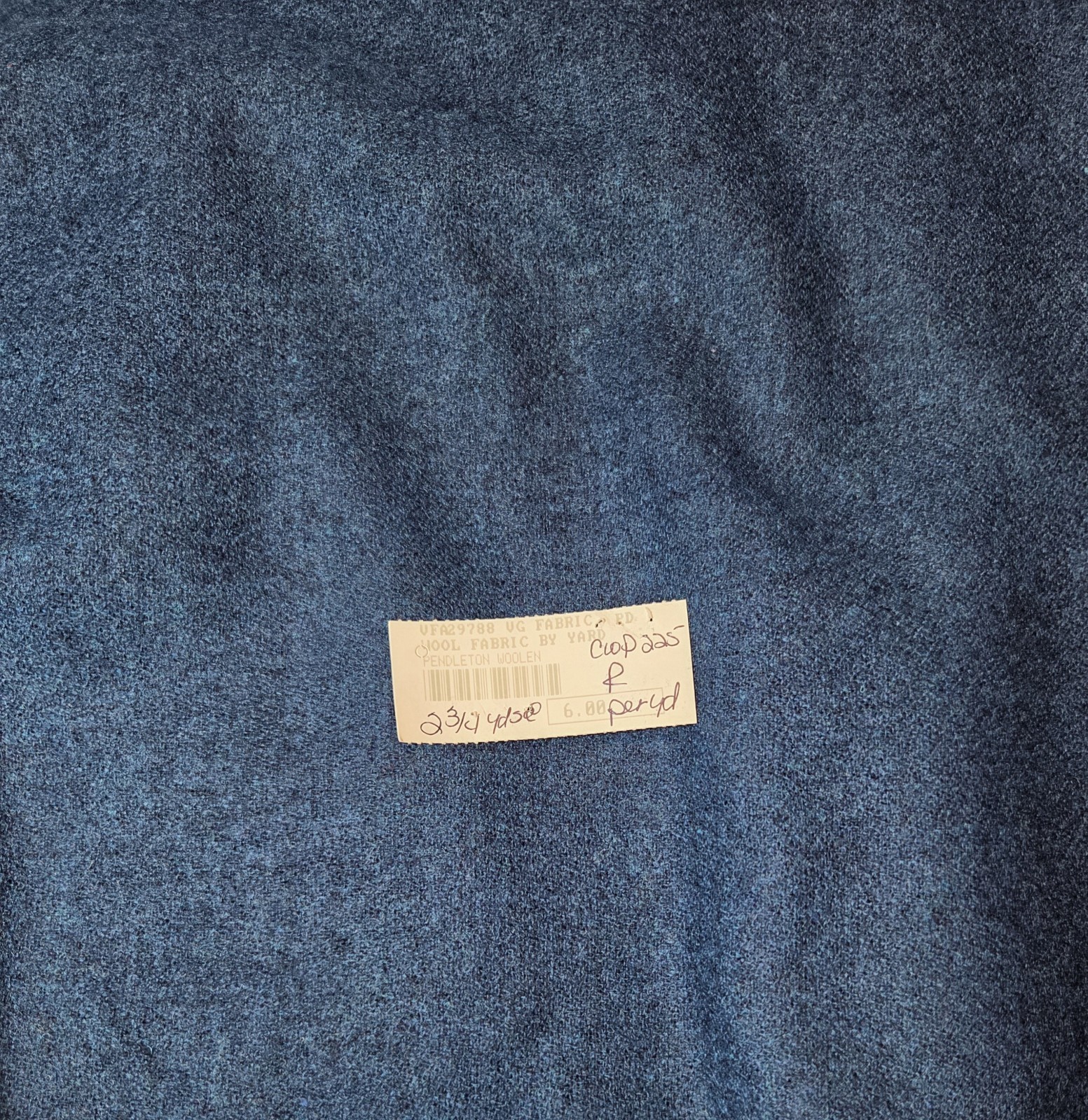 Pendleton Wool Fabric 100% WOOL 2.97 yards, 62 Inches wide UNCUT Apparel Weight