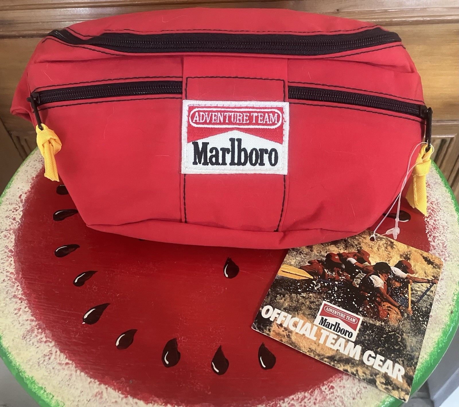 Vtg 90’s Marlboro Adventure Team Water Bottle Fanny Pack W/Tag