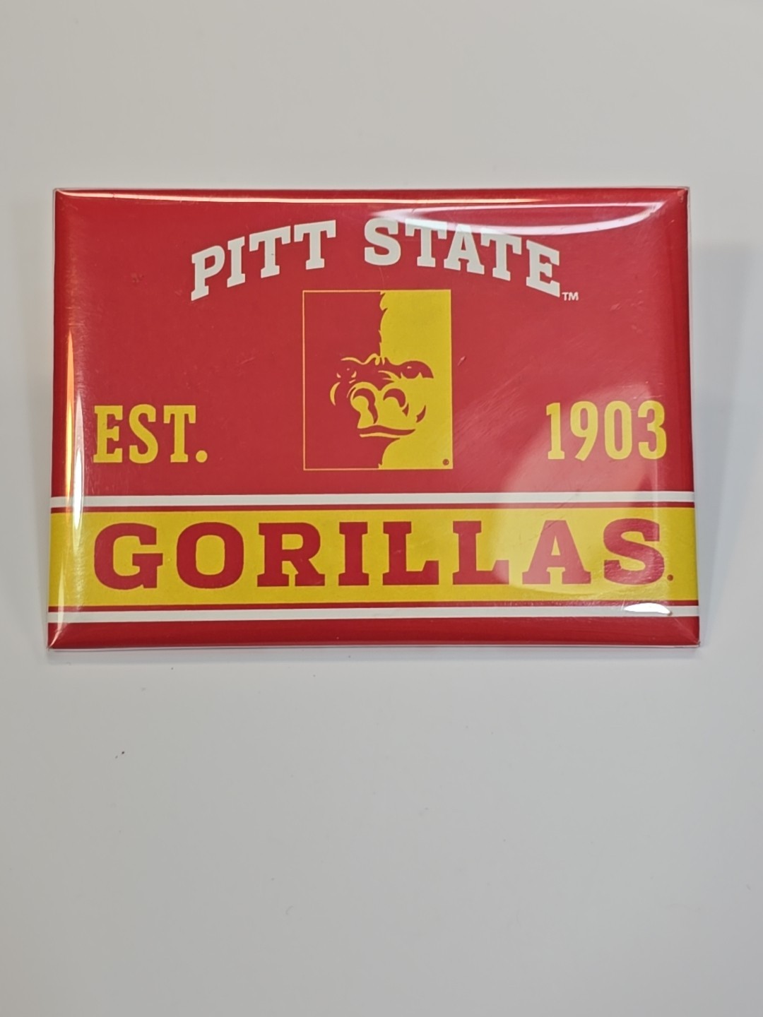 Pitt State Gorillas Souvenir Fridge Magnet Pittsburg State University Kansas