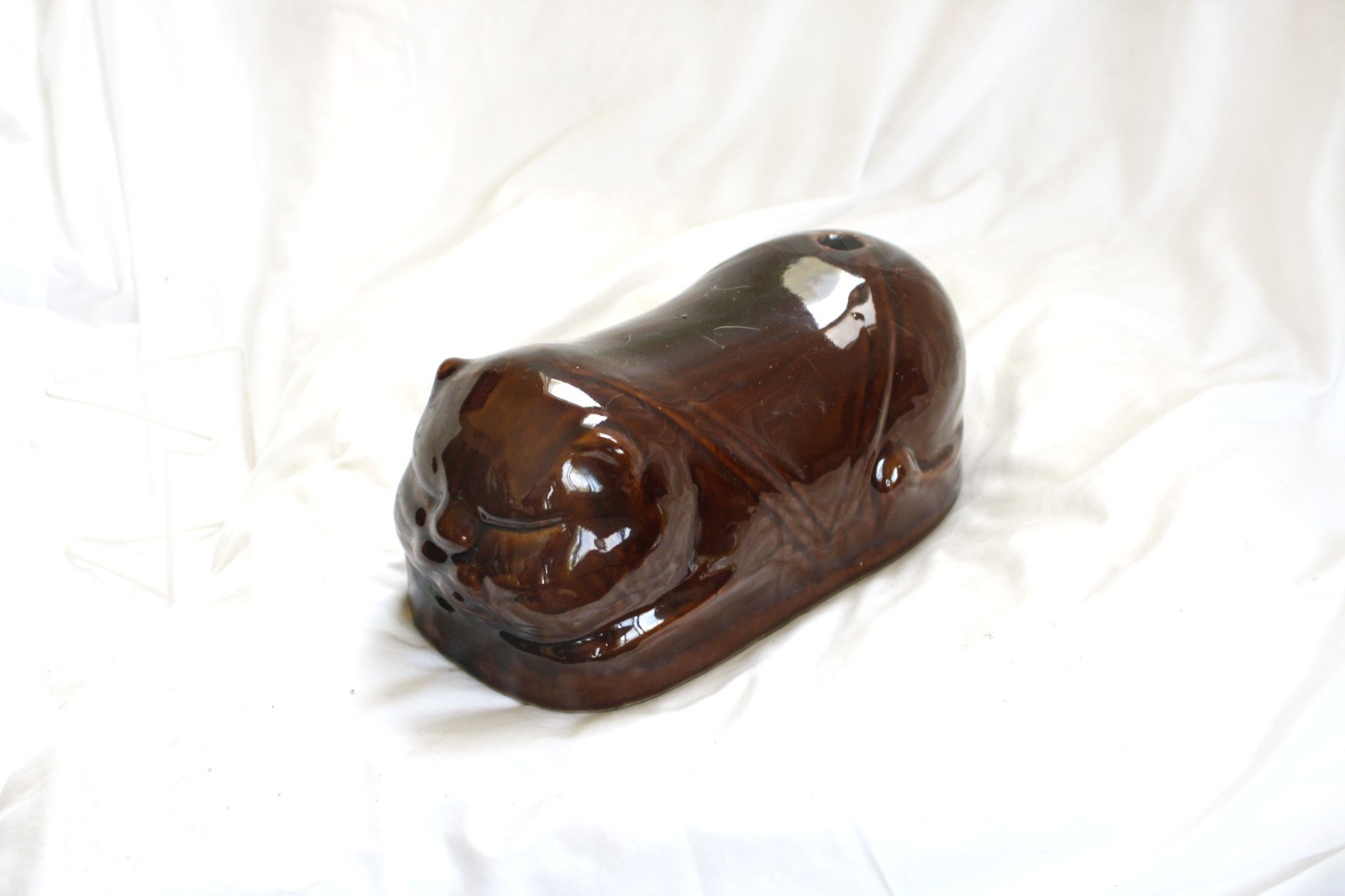 Vintage 1920s Brown Glazed Chinese \