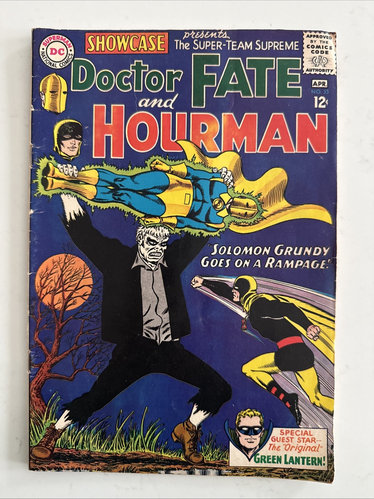 RARE DC Showcase #55 1965 Doctor Fate Hourman KEY Silver Age Solomon Grundy