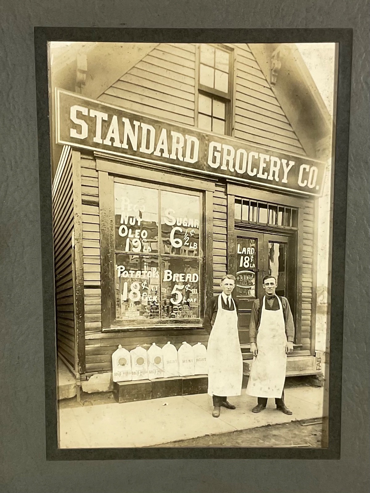 Antique Photo of the Standard Grocery Co. Store, Indianapolis