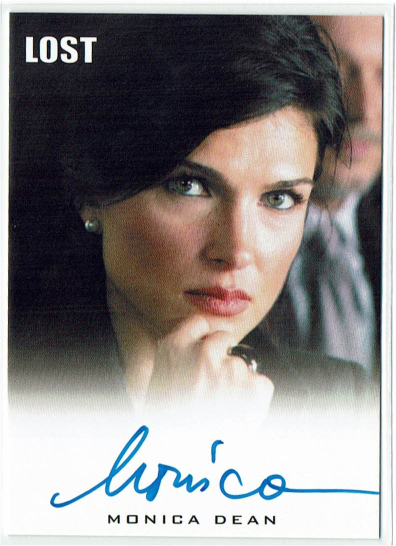 Lost Archives 2010 Auto Autograph Card Monica Dean as Gabriella