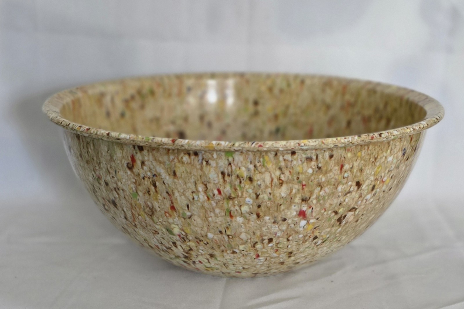 Vintage Brookpark Melamine Melmac Splatter Confetti Mixing Bowl 11\