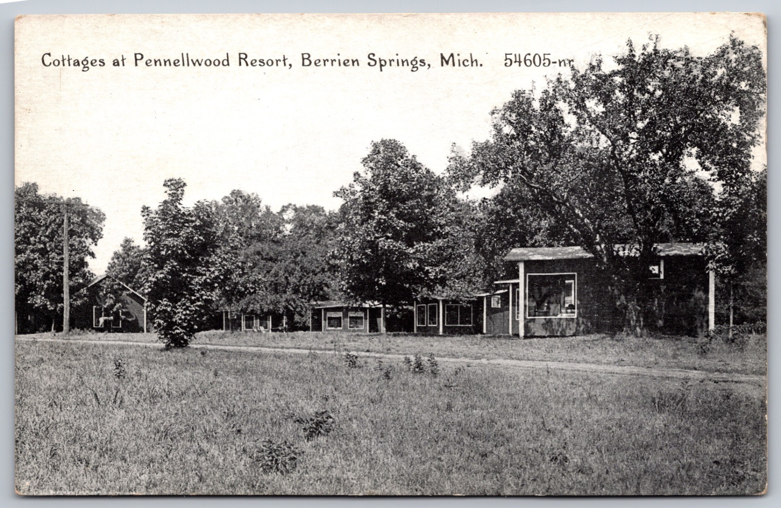 Post Card - Cottages at Pennellwood Resort, Berrien Springs, Michigan