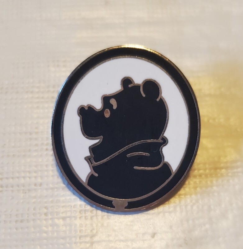 Disney Trading Pin - Character Silhouette Winnie the Pooh Bear Disney Trading Pin - Character Silhouette Winnie the Pooh Bear