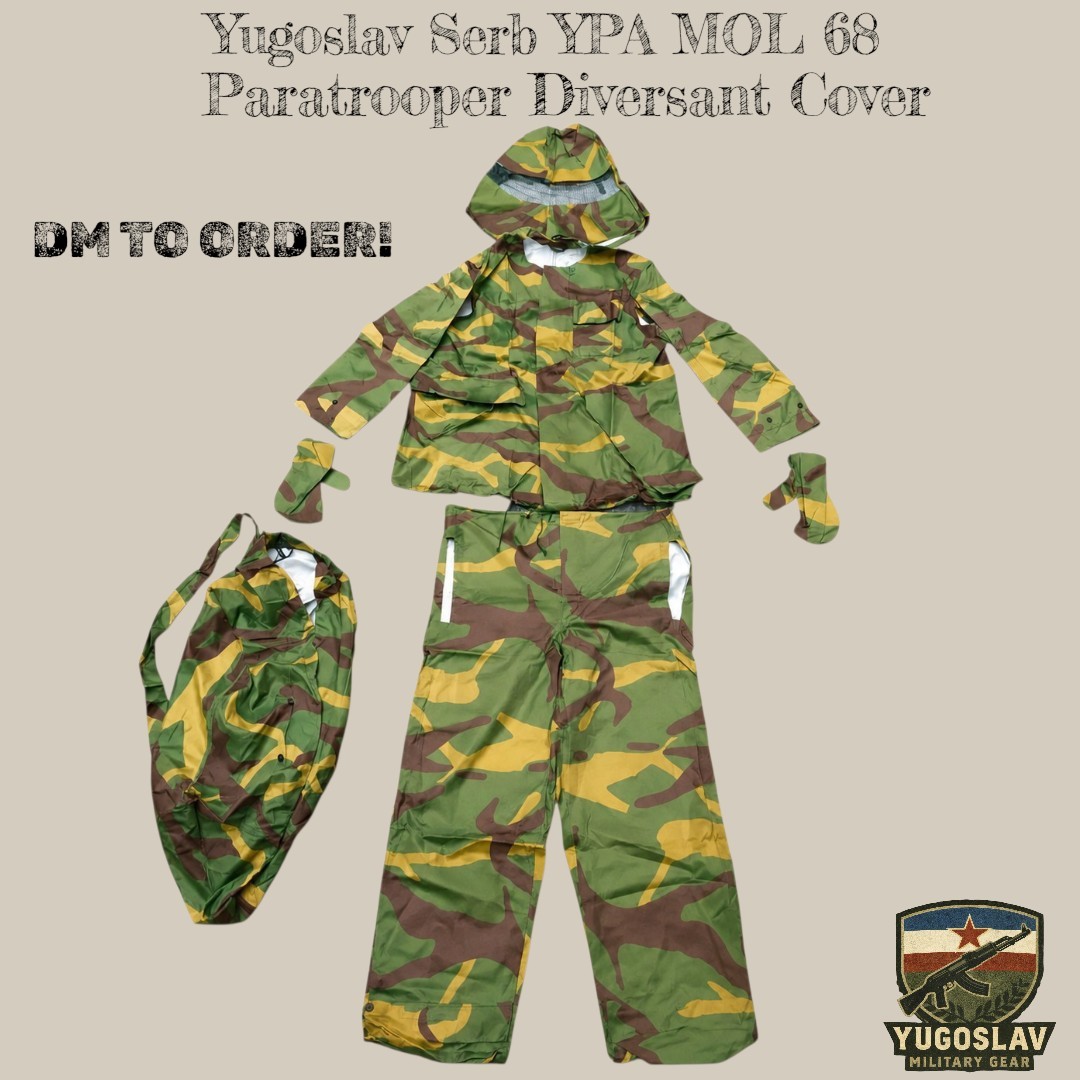 Yugoslavian/Serbian/Bosnian Army JNA YPA VJ  MOL 68 Suit 