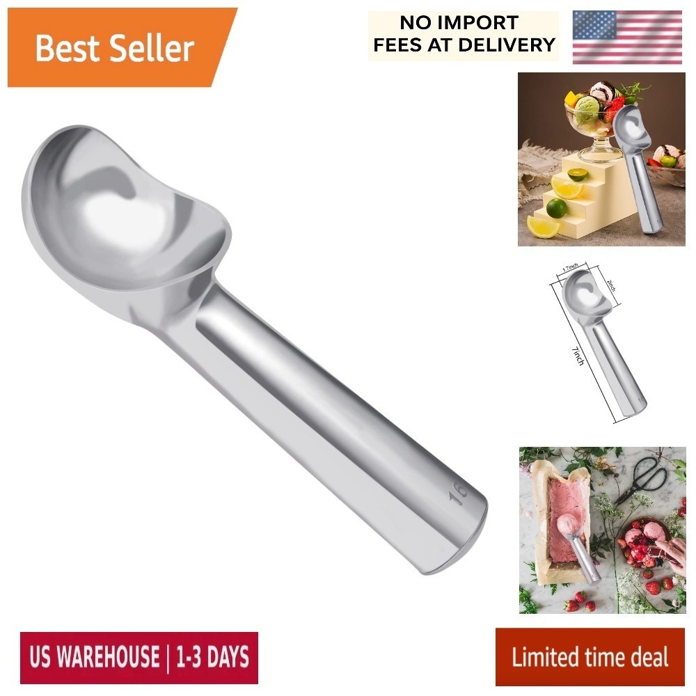 Large Ice Cream Scoop 7 Inches Nonstick Anti-Freeze Metal Ice Cream Scoop FAST
