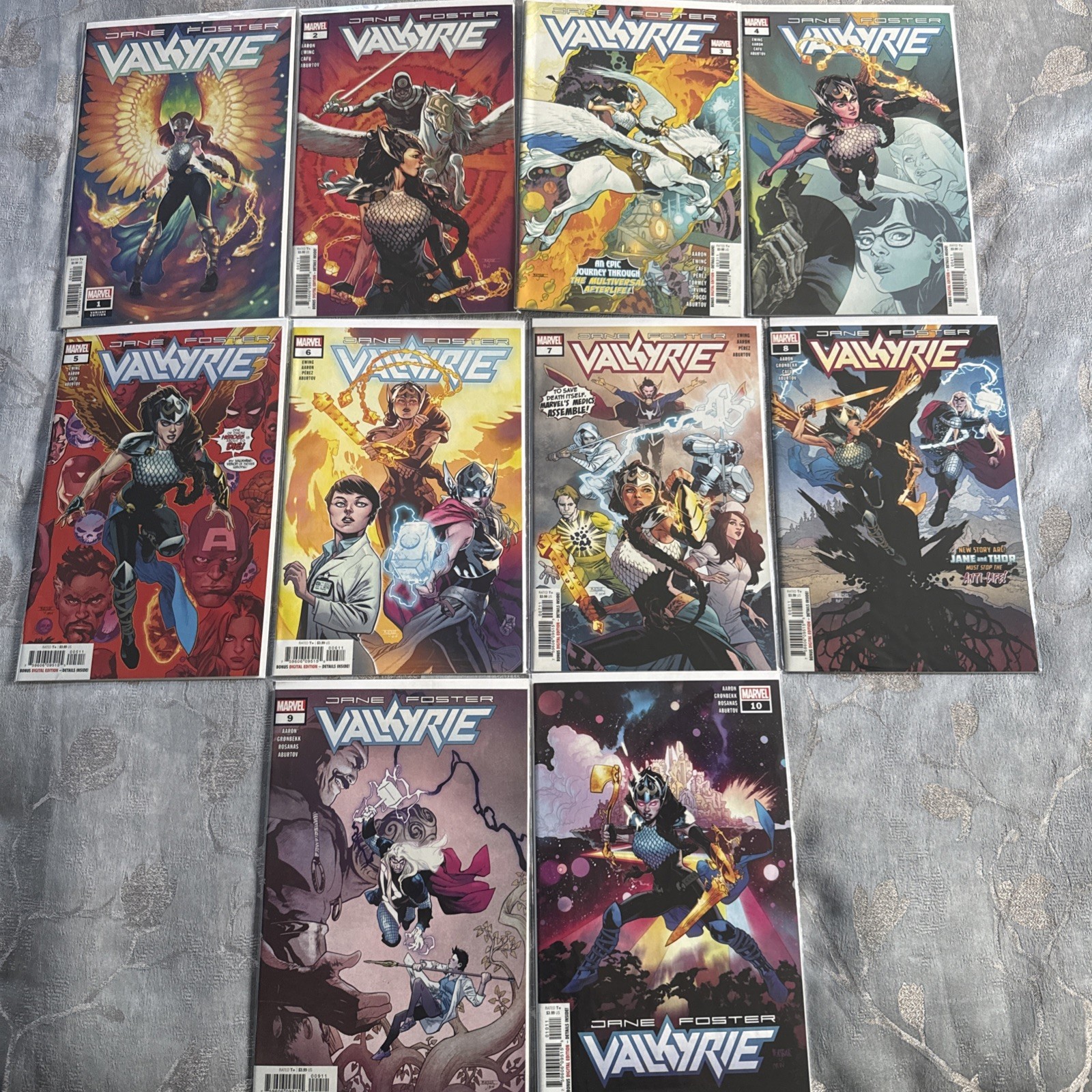 Valkyrie Jane Foster #1-10 Complete Set Lot Marvel 2019