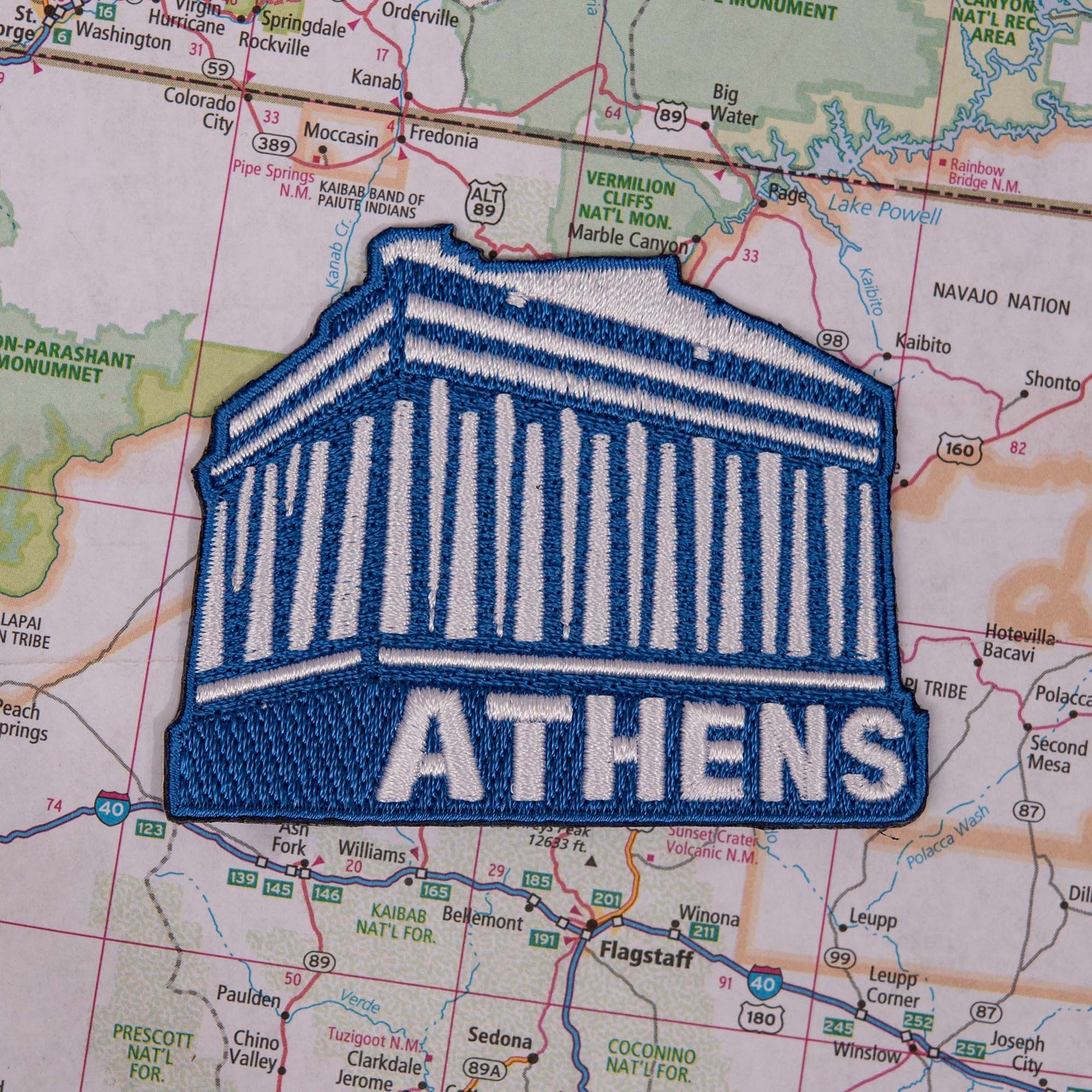 Athens Greece Iron On Patch