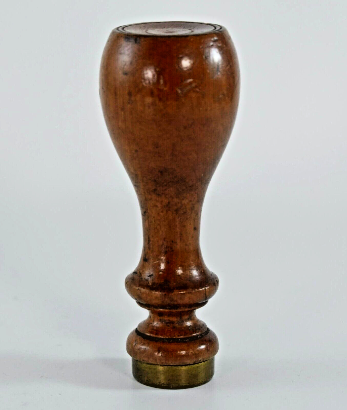 ANTIQUE 19th CENTURY SHERRY BOTTLE WAX SEAL STAMP
