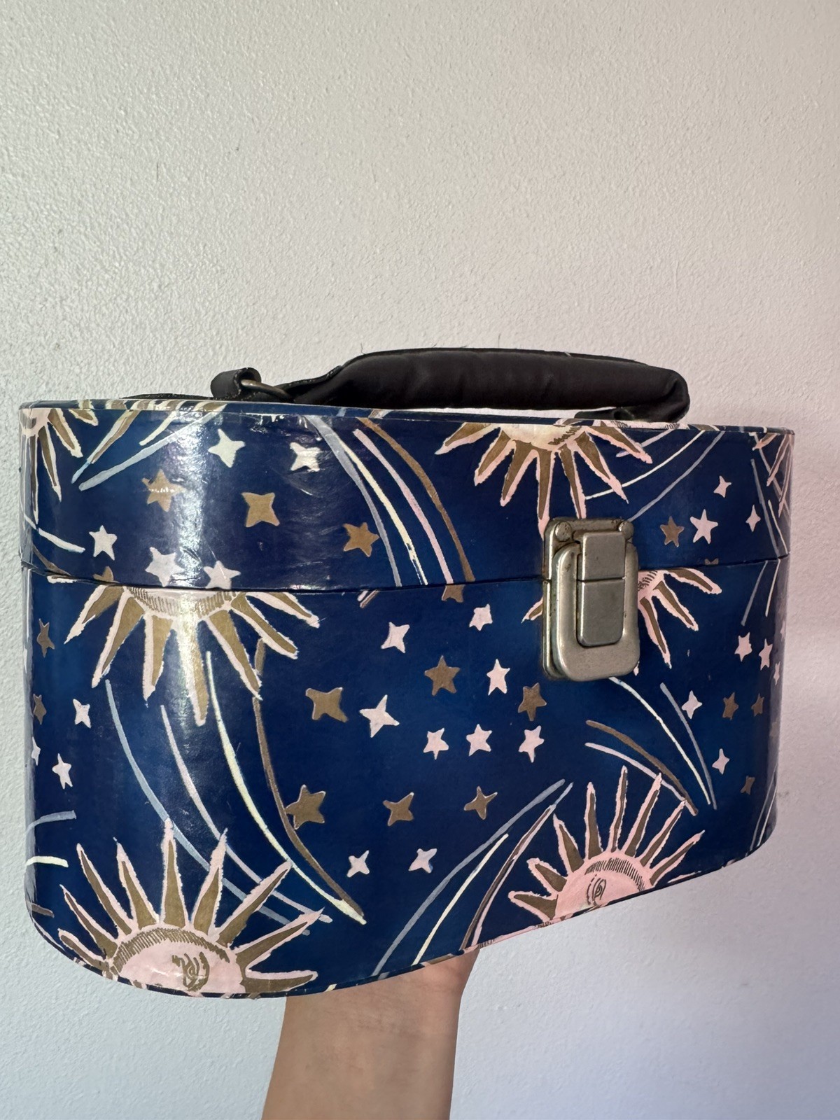 Vintage Sun Moon & Stars Vanity Makeup Chest Celestial TriCoastal Y2K 90s