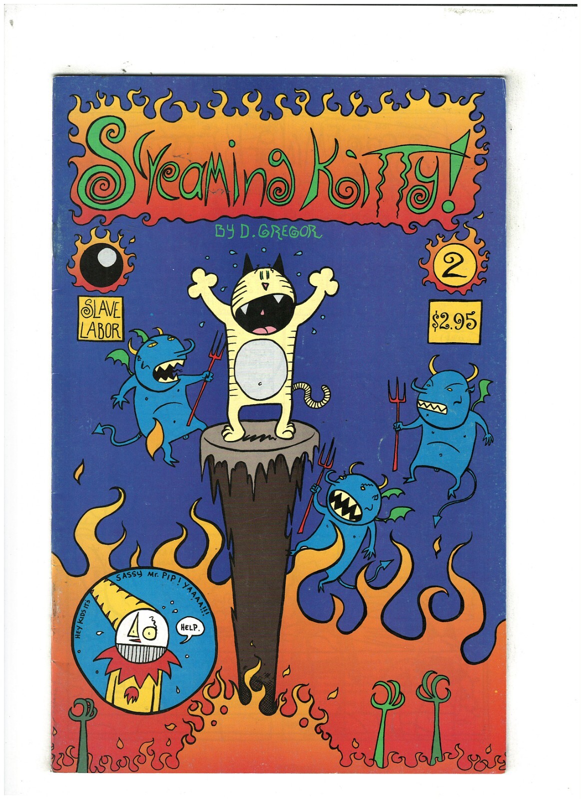 Screaming Kitty #2 VF- 7.5 SLG 2001