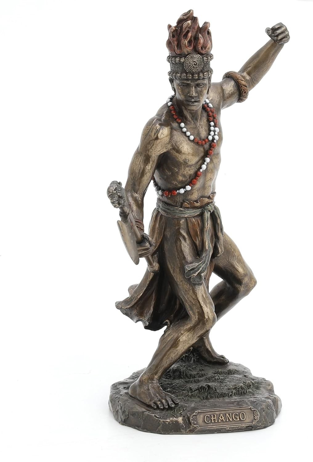 Chango God Of Fire, Thunder, Lightening And War Figurine Home Decorative