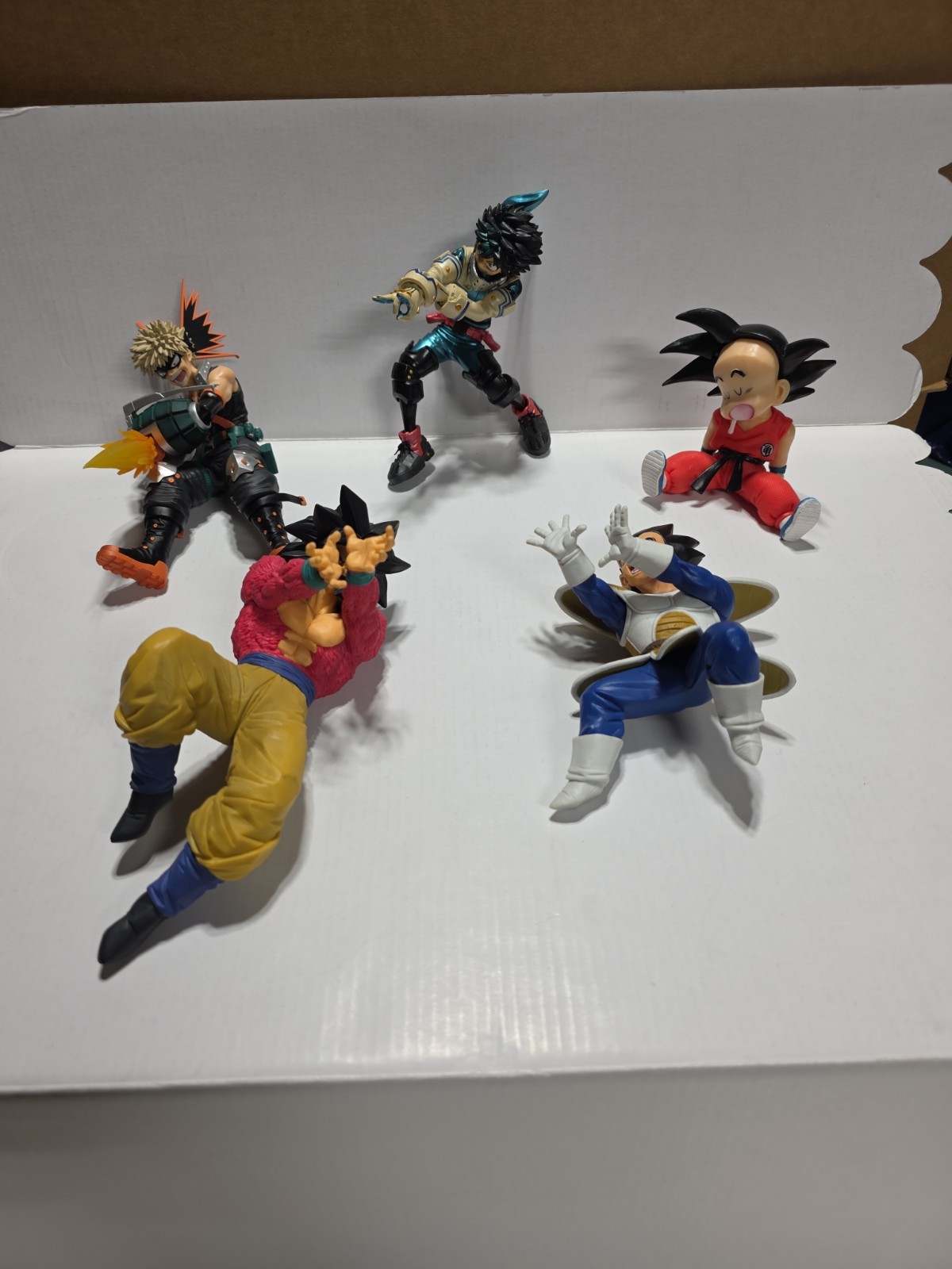 Dragon Ball Z Figures Set of 5 No Stan Open Box No Box