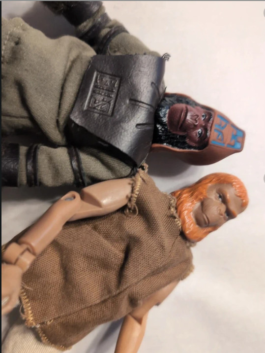 Two vintage 1974 Mego original Planet of the Apes