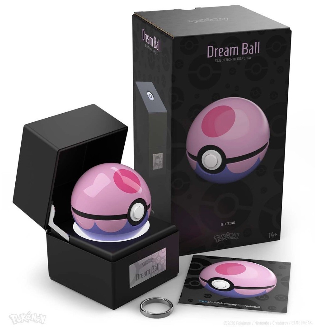 Pokemon Dream Ball Replica The Wand Company TWC Poke Pokeball Figure NEW 1