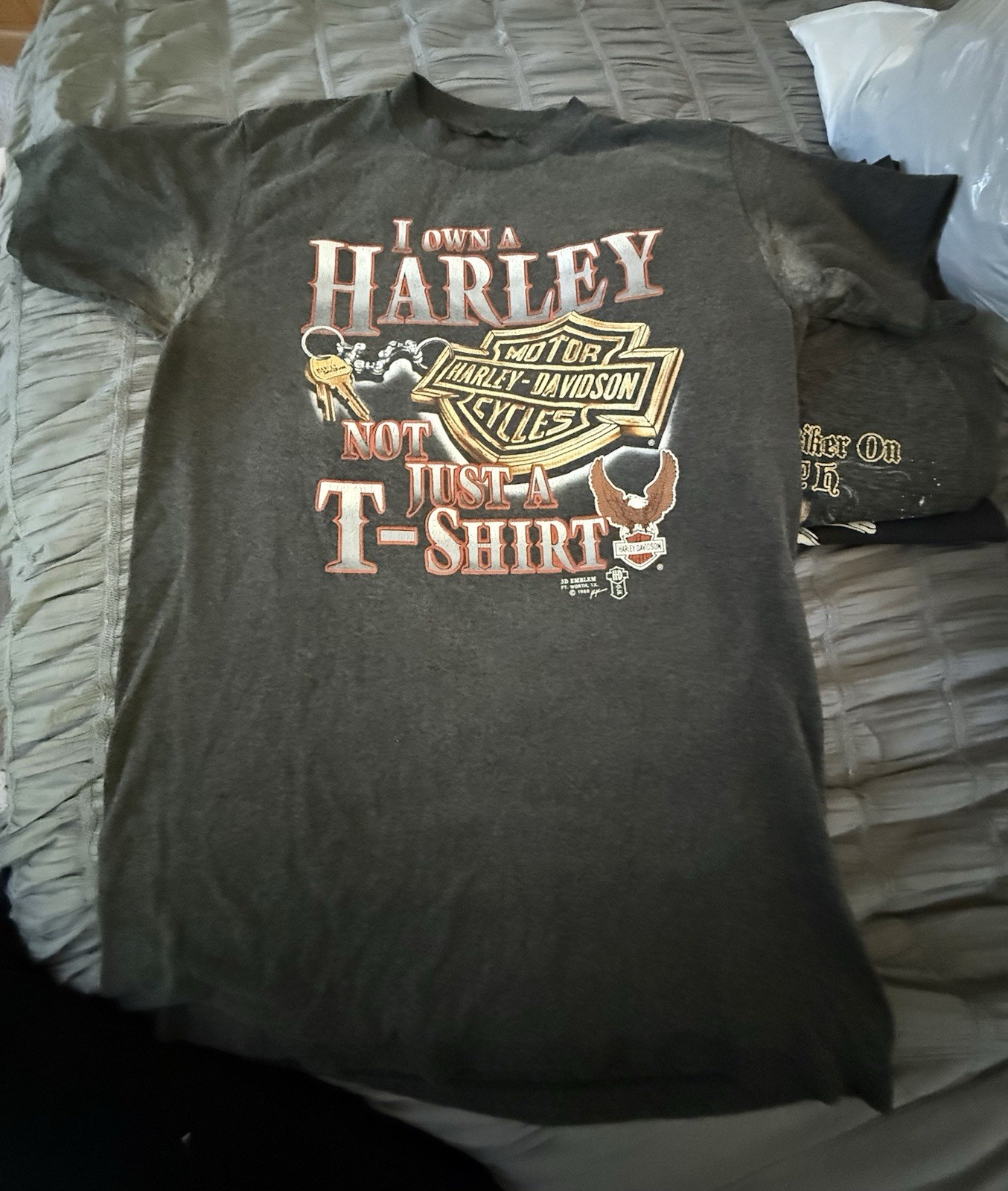 Harley-Davidson vintage  3D enblem T-Shirt 