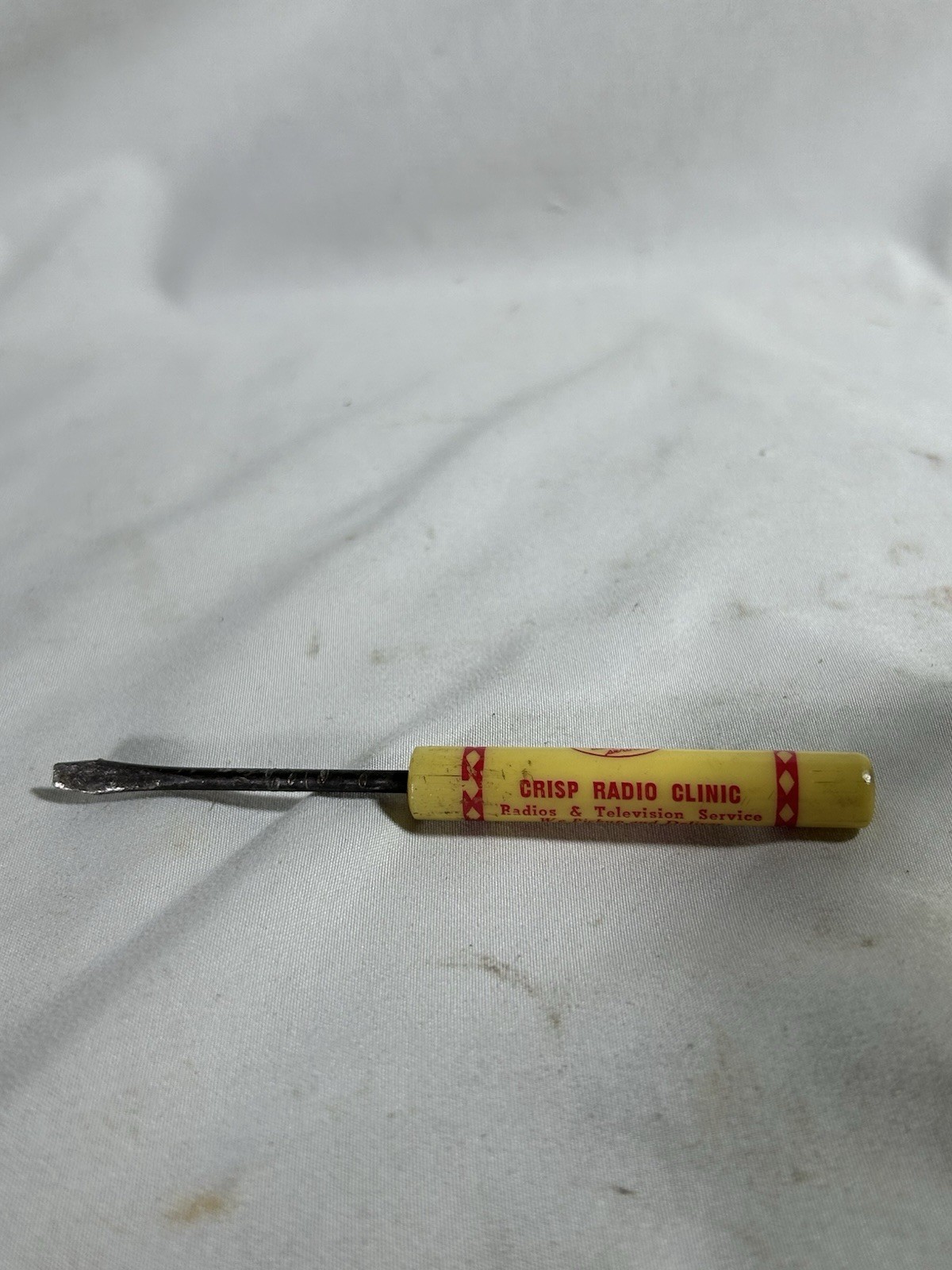 VTG Cordele Crisp Radio Clinic Television Service Ph 555 Advertising Screwdriver