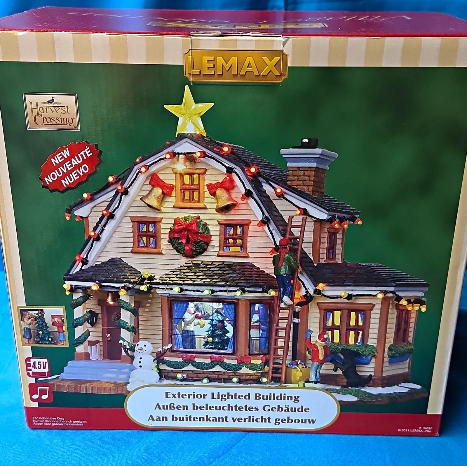 Lemax Harvest Crossing Decorating The House Resin Illuminated Building, Boxed