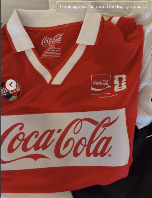 Coca-Cola FIFA World Cup 2026 Corporate Gift Jersey Cap Scarf Bundle Rare