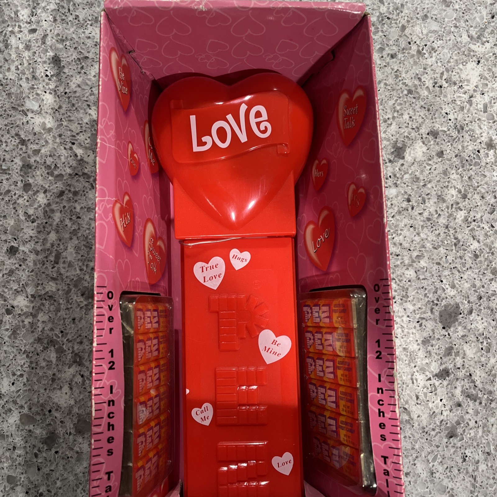 Love Heart Giant Pez Candy Dispenser 12\