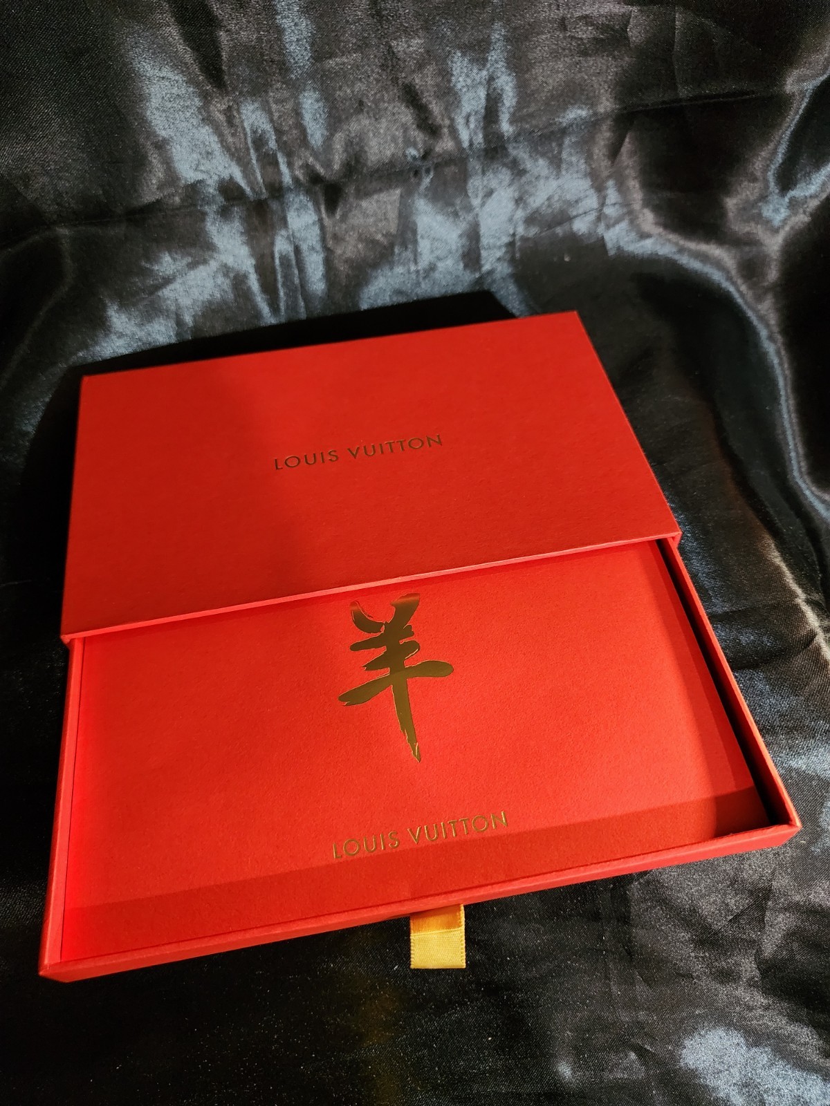 🧧Authentic Louis Vuitton Chinese Lunar New Year Goat Symbol Red Envelope w/Box