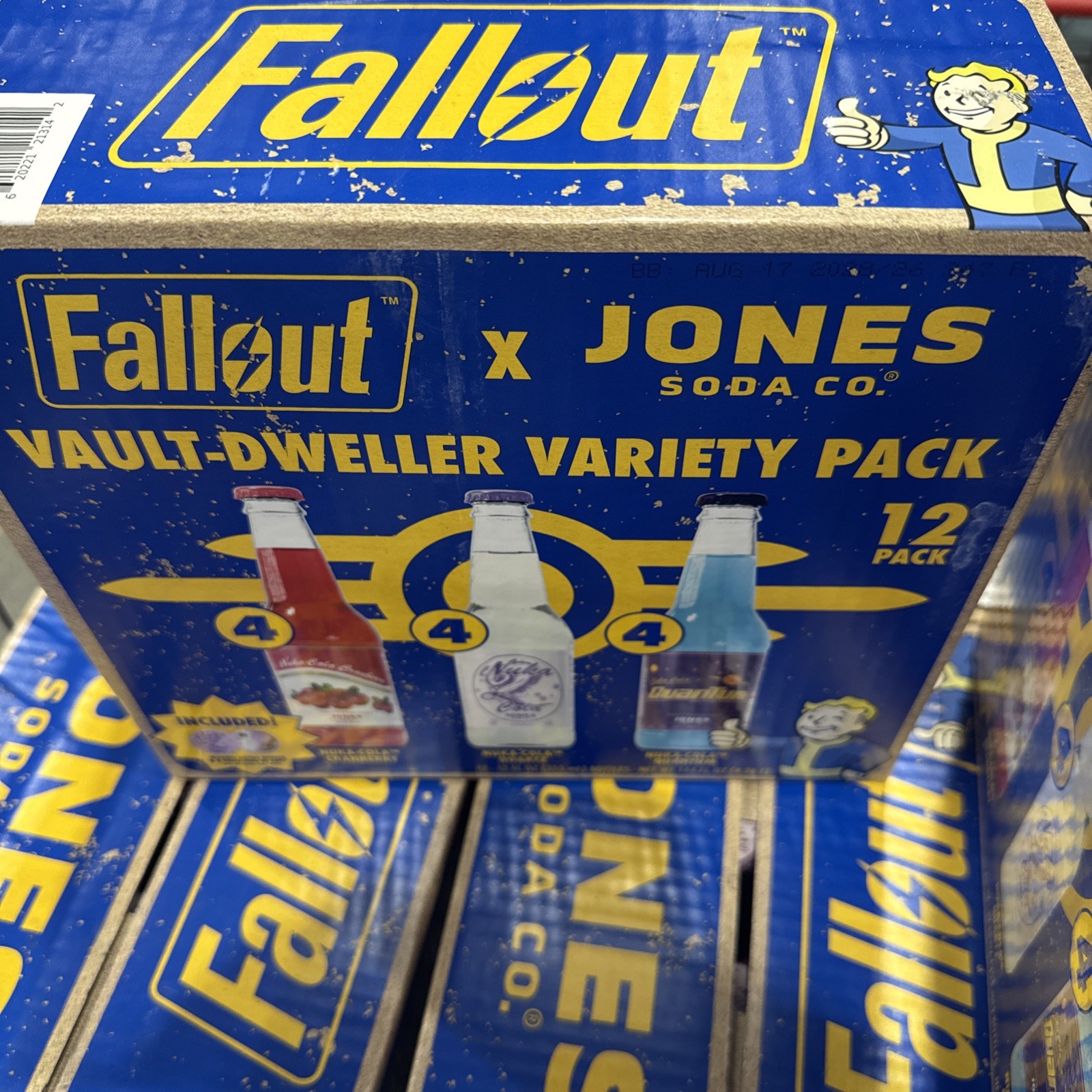 Jones Soda Co. Fallout Vault-Dweller Variety Pack 12-Pack Vault Boy