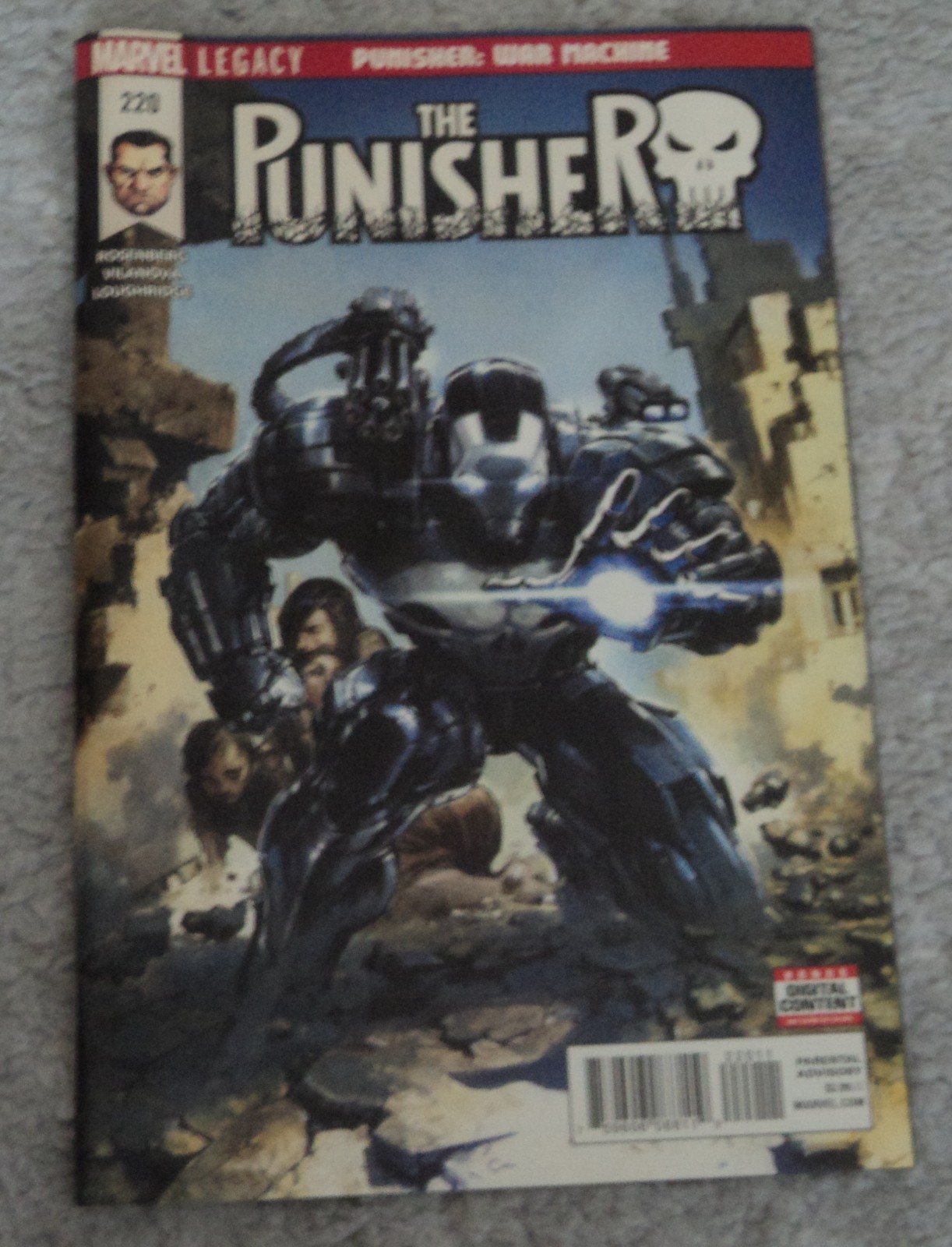 the Punisher War Machine Comic Book