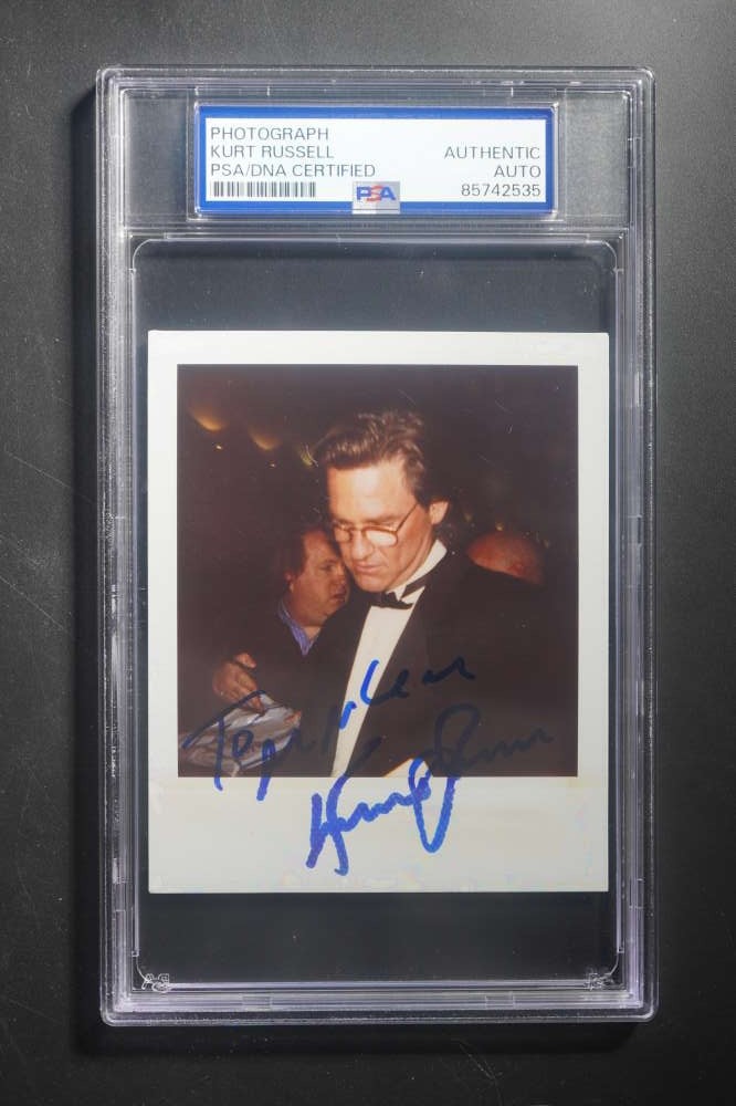 Kurt Russell Signed Polaroid Auto Autograph PSA/DNA Authentic DZ2150