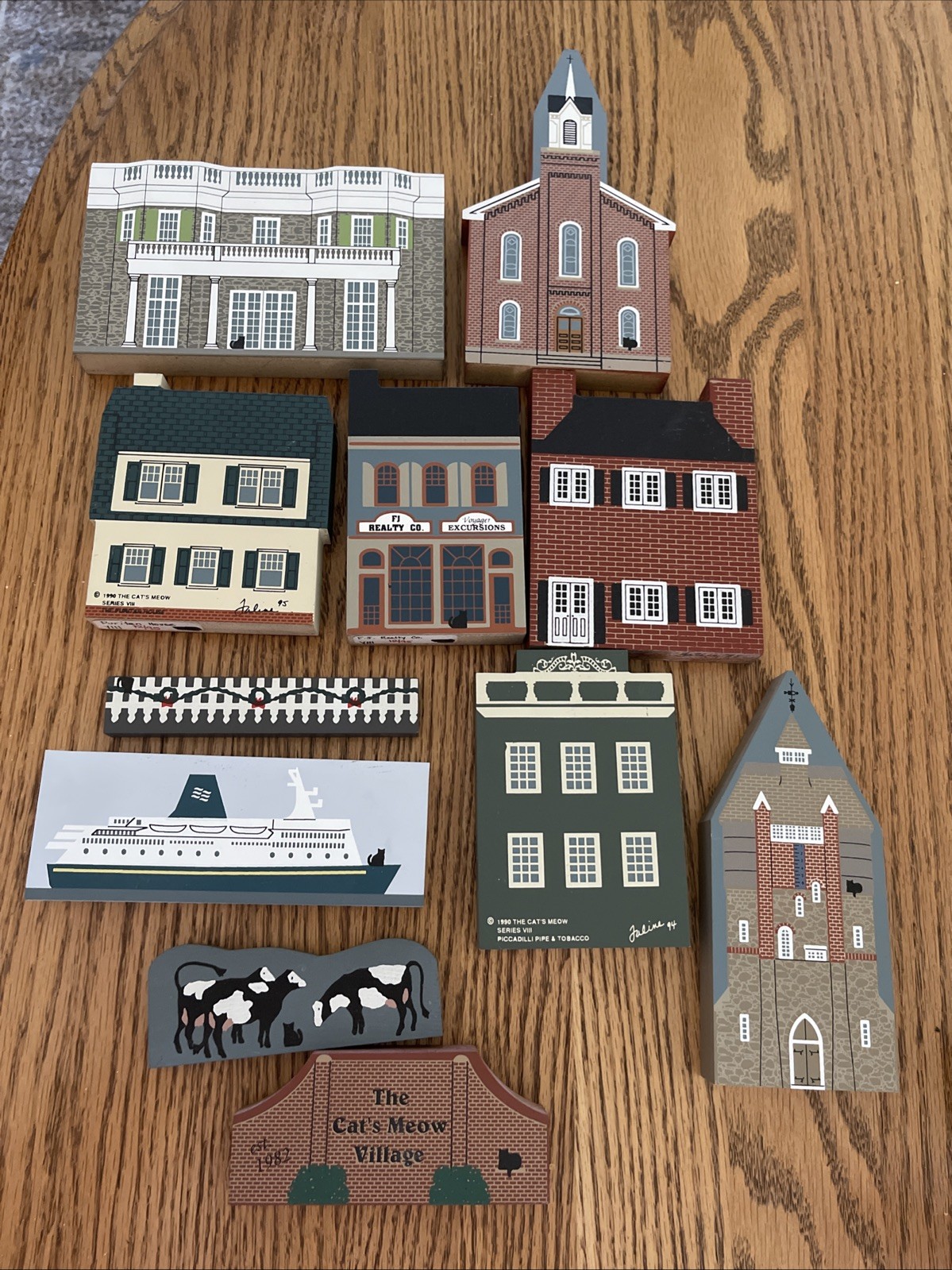 Cat’s Meow Village 11 Pieces (and There Are More)