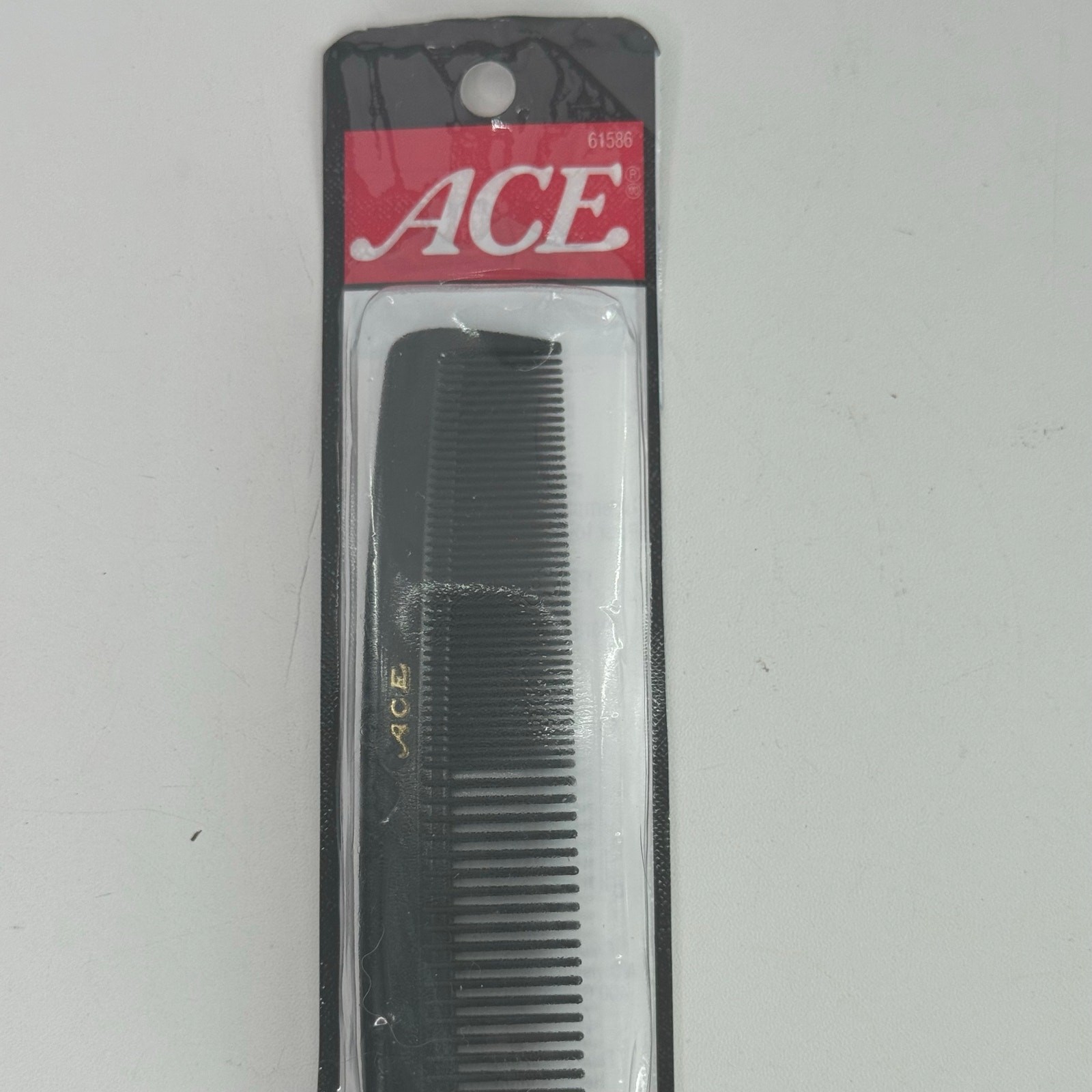 Vintage Genuine Ace Hard Rubber Pocket Comb 5