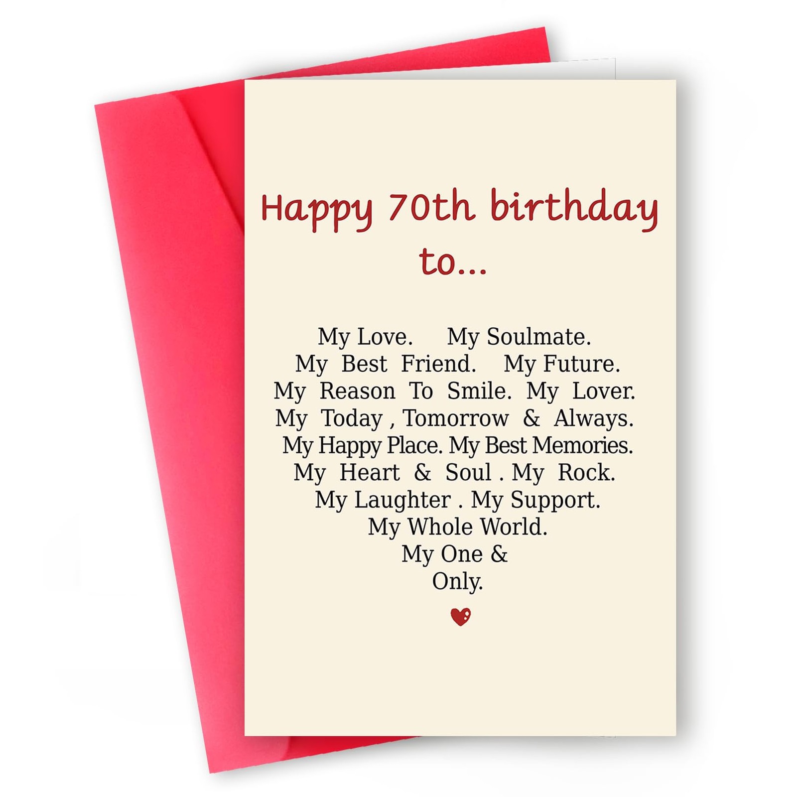 MQMRYeto Funny 70th Birthday Card For Grandad Grandma, 8 x 5.3 inches, 65