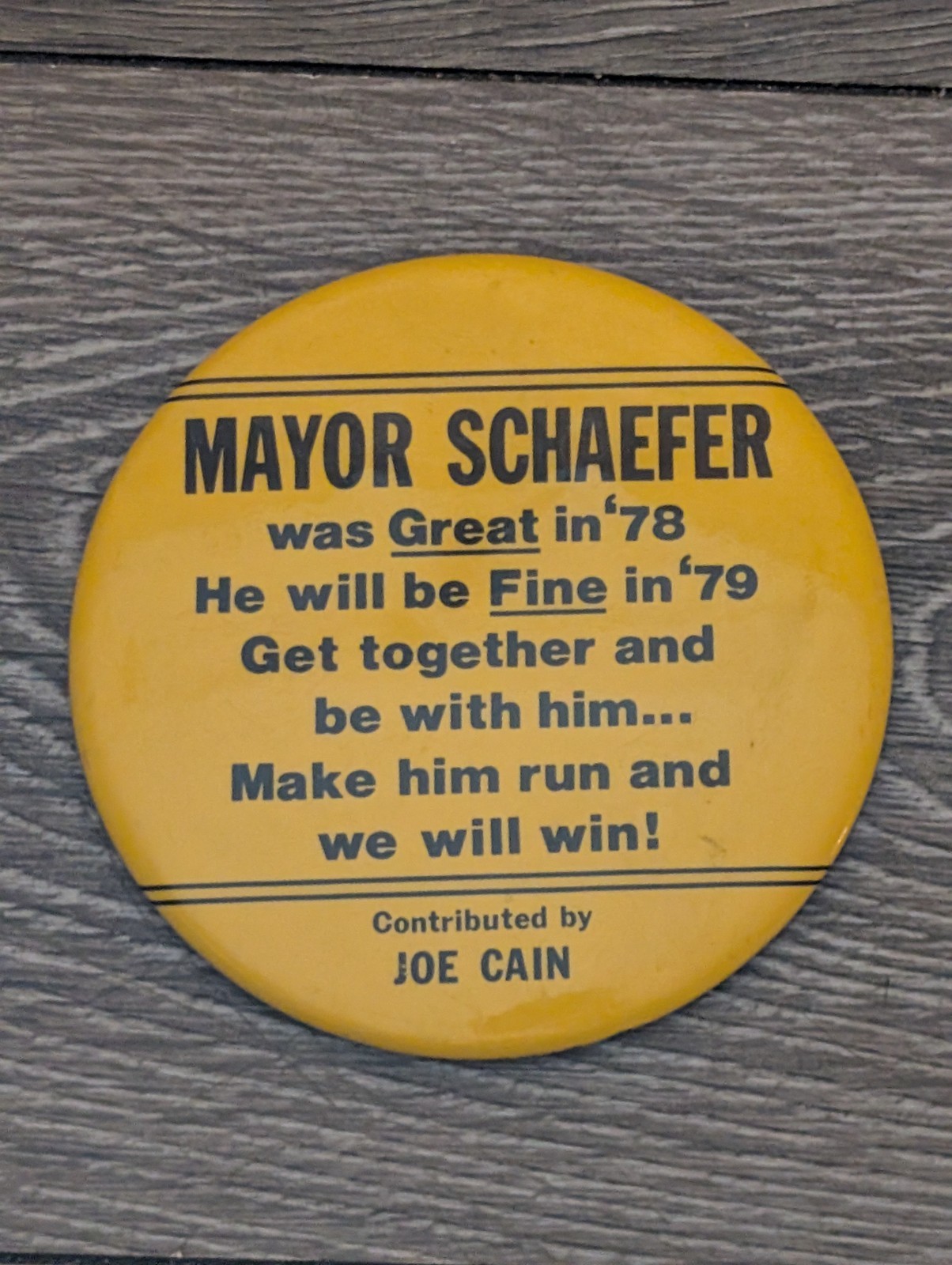 Mayor Don Schaefer 1978 BALTIMORE MD Large 4
