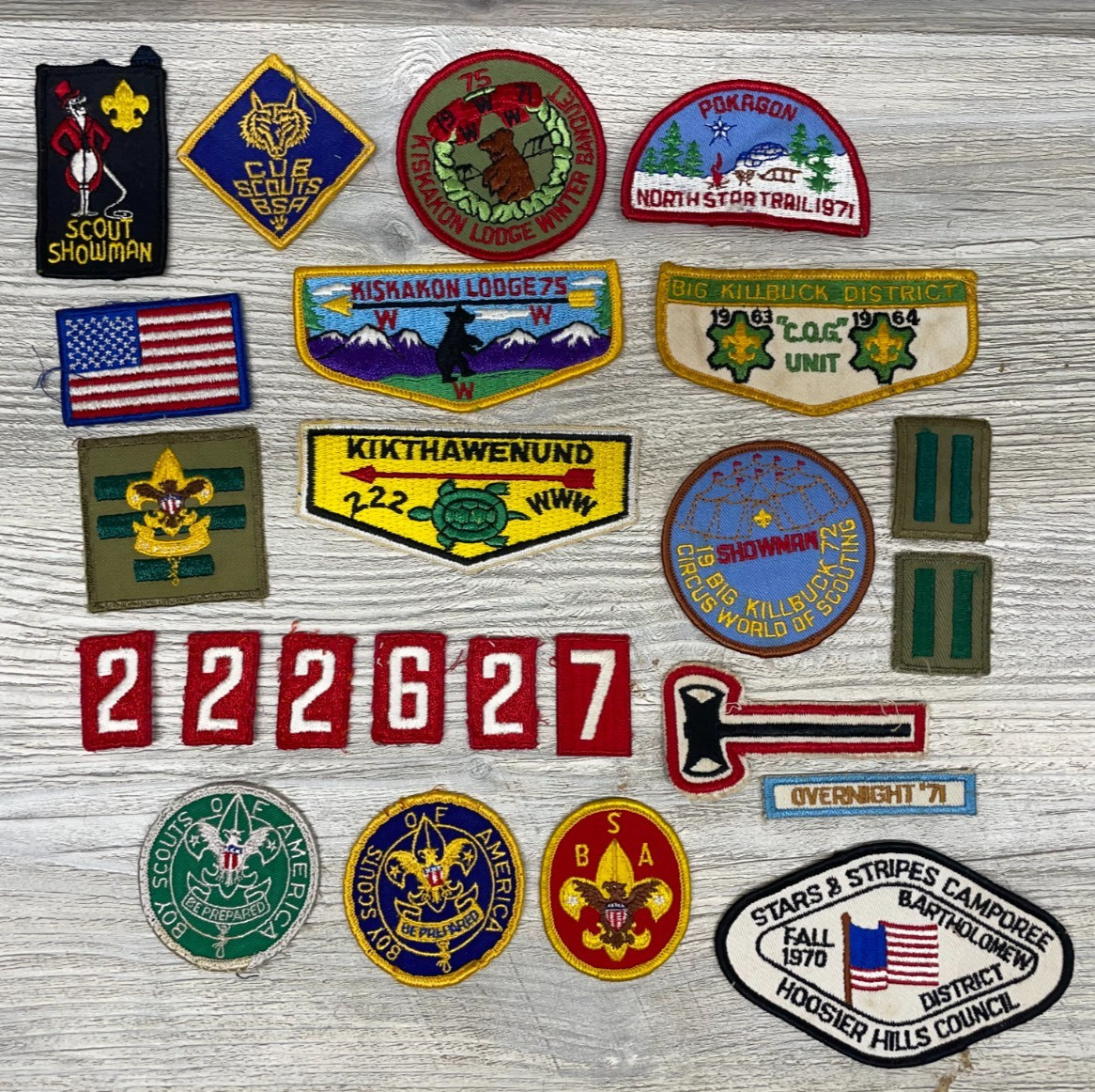 25 Mixed Vintage Boy Scout Patches - See Photos -  - Lot #8