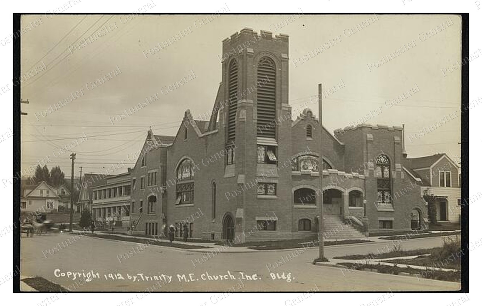 Bellingham Washington Trinity M.E. Church Standard Postcard COPY RPPC