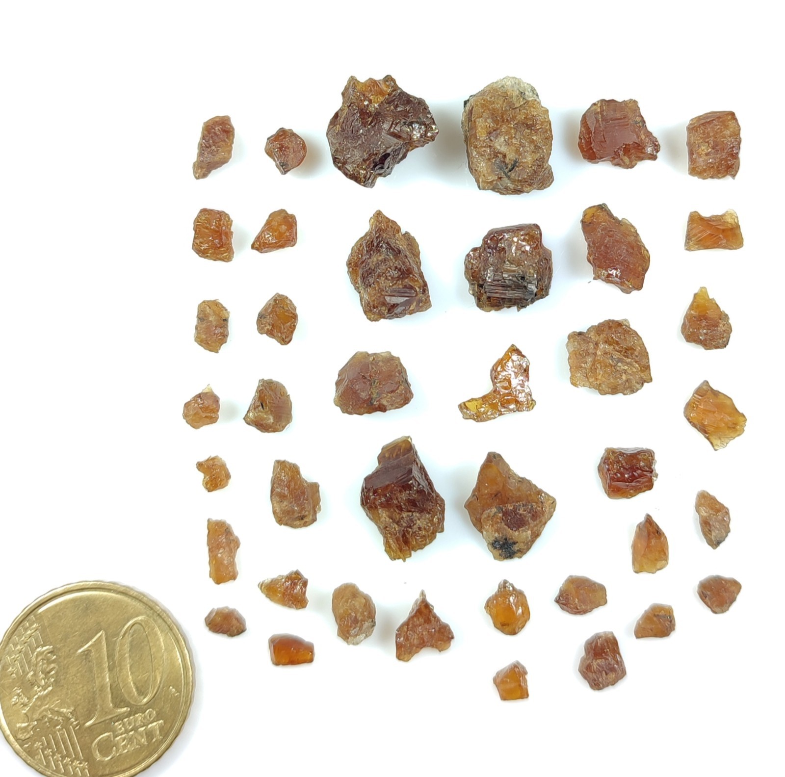 14-gm Rare Mineral Parisite-(Ce) Crystals Lot from Zagi Mountains Pakistan.