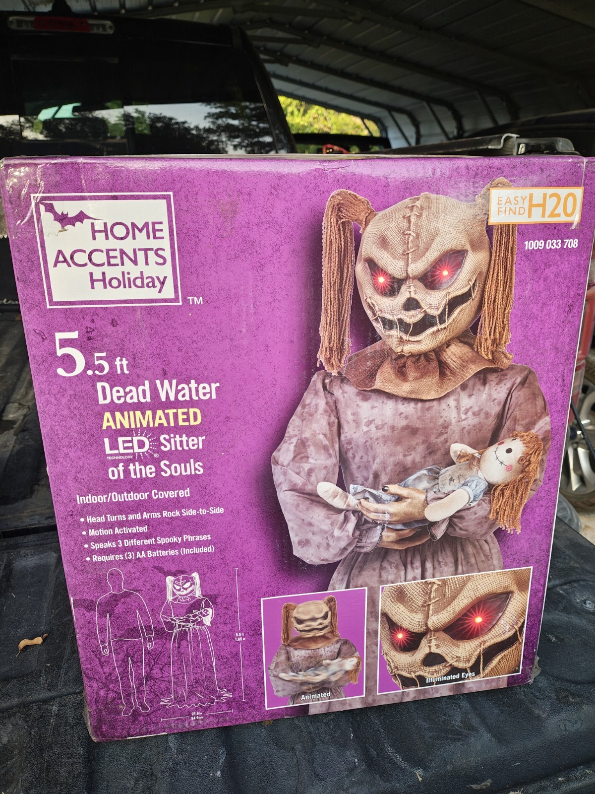 5.5 FT Grave & Bones Animated LED Sitter of Souls