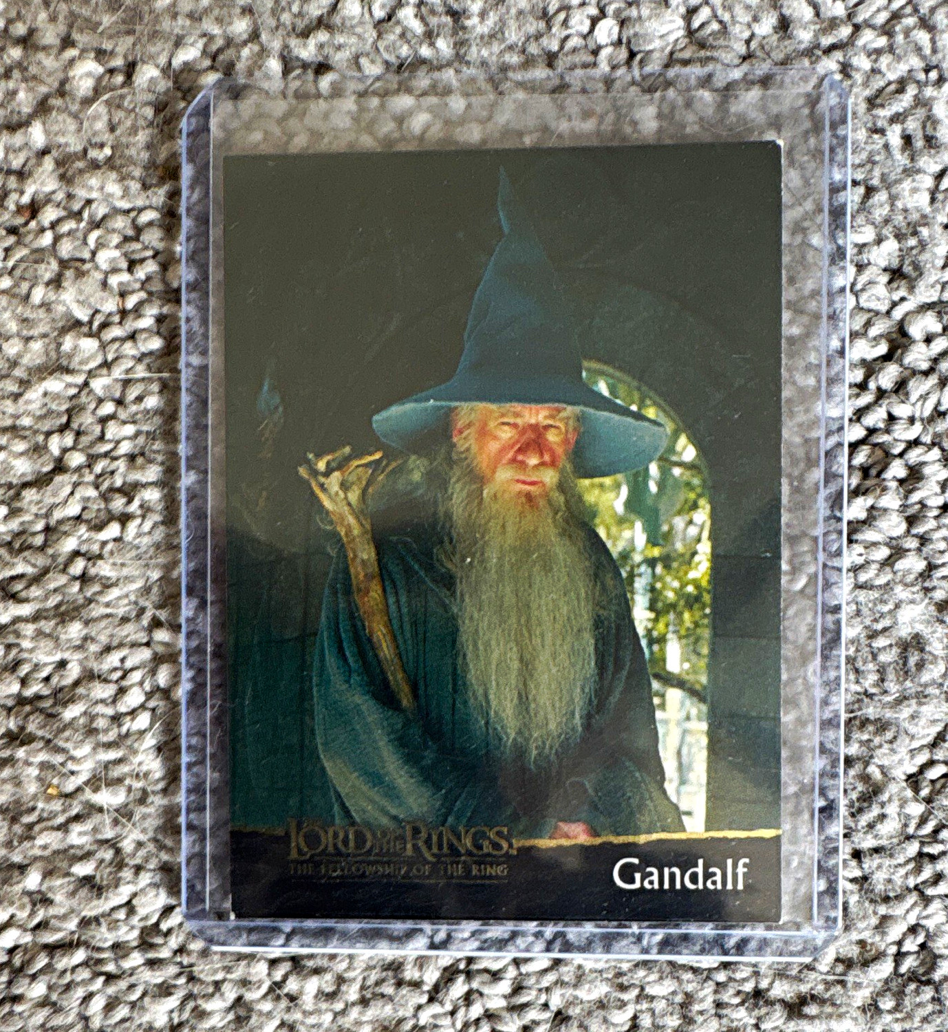 Topps Lord of the Rings Fellowship Base Card #2 Gandalf Ian McKellen low grade